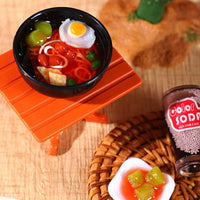 DIY Miniature Food Play Set - Instant Noodles, Hot Pot, Ice Cream & Dessert Simulation Toys