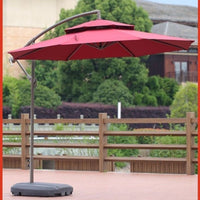 Outdoor Patio Umbrella with Center Pole, Large Sunshade for Garden, Commercial Use