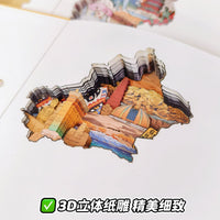 3D City Landmark Notebook Travel Souvenir Journal