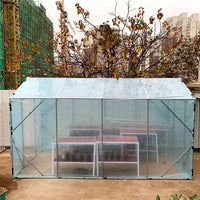 Mini Greenhouse for Home Garden, Portable Walk-in Plant Grow House with Steel Frame, Anti-UV Cover for Seedling, Flower, Vegetable
