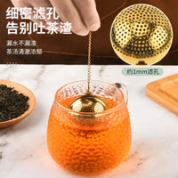 304 Stainless Steel Rotating Tea Infuser with Drip Tray