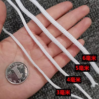 PP Polypropylene Hollow Braided Rope for Drawstrings and Handles