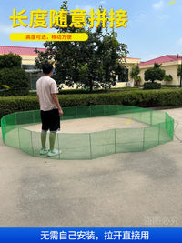 Foldable Outdoor Poultry Cage for Chickens Ducks Pets