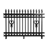 Galvanized Steel Fence Panel for Garden, Villa, School, and Factory Perimeter Security