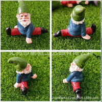 Mini Yoga Gnome Figurines for Micro Landscape Decor