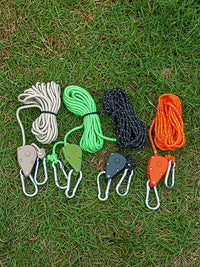4m Reflective Guy Ropes with Adjuster and Buckle for Outdoor Tent Canopy