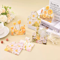 Ins Creative Oil Painting Artistic Flower Series 3D Greeting Card for Valentine's Day, Birthday, Teacher's Day Gift