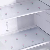 Refrigerator Drawer Liner, Non-Slip, Washable, Avocado Print Shelf Liner for Kitchen Cabinets and Tables
