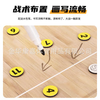 Portable Zippered Magnetic Coaching Board for Soccer, Volleyball, and Basketball