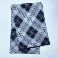 Men's Winter Fashion Plaid Jacquard Knit Cashmere Scarf
