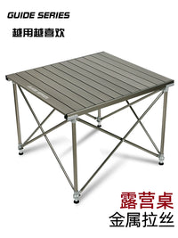 Bulin GuideSeries Outdoor Camping Table with Anodized Aluminum Alloy Lift and Foldable Design