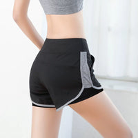 Women's 2-in-1 Anti-Exposure Plus Size Slimming Yoga Exercise Running Shorts Quick-Drying for Summer