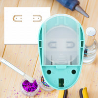 Handheld Paper Embosser for Earrings & Studs, Craft Punch for Scrapbooking & DIY Art