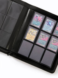 9-Pocket Trading Card Binder Album for Pokemon, TCG, and Sports Cards - 216 Card Capacity