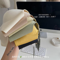 Forest Island Japanese Style Wireless Jelly Bra for Women, Comfortable Deep V Thin Section Student Bralette