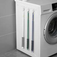 Washing Machine Drum Cleaning Brush with Long Handle and Stiff Bristles for Crevice Dirt Removal