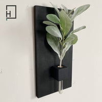 Artificial Green Plant Wall Decor with Wooden Frame for Home Background Wall Decoration
