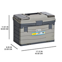 Portable Folding Tackle Box Plastic Fishing Lure Hook Storage Organizer Case for Fishing Accessories