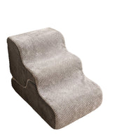 Foldable Pet Stairs for Small to Medium Dogs - Washable Sponge Non-Slip Dog Ramp for Sofa and Bed
