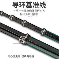 Jiusheng Telescopic Fishing Rod Hand-Sea Dual-Use Ultra-Light Hard Throwing Rod for Sea Fishing