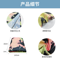 Microfiber Cooling Quick-Dry Poncho Bathrobe with One-Shoulder Design