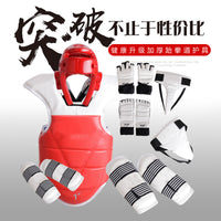 Taekwondo Protective Gear Set for Kids and Adults - Chest Guard, Leg Guards, and More for Combat Training