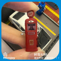 1/64 Scale Vintage Gas Pump Model for Diorama and Micro Landscape Decor