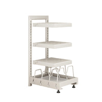 Multi-layer Kitchen Pot Rack Organizer Adjustable Under Sink Countertop Storage Shelf