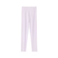 Women's Fleece-Lined Cotton Thermal Leggings High Waist Antibacterial Warm Base Layer for Autumn/Winter