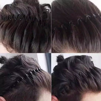 Unisex Wavy Invisible Hairband for Sports and Styling