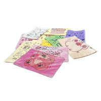 Car Mini Adhesive Waste Bags, Cartoon Desktop Trash Bags, 10-Count Thickened