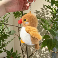 Plush Bird Animal Keychain Pendant for Bags and Keys