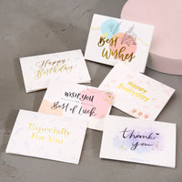 Creative Hot Stamping Greeting Cards for Birthdays and Gifts