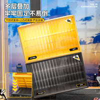Dustproof Blind Box Display Case Stackable Plastic Toy Organizer DIY Foldable Storage Box for Collectibles