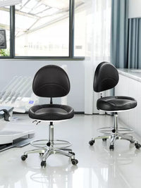 Jinzate JY7 Dental Chair Stool with Thickened Seat, Swivel, and Lift for Clinic, Doctor, Nurse, or Beauty Salon