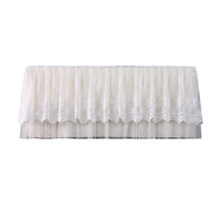 Air Conditioner Dust Cover with Wind Deflector for Wall-Mounted Units