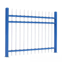 Zinc Steel Fence Panel for Outdoor Yard Garden Villa School Factory