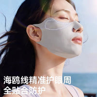 Men's Full Face Sun Protection Mask for Outdoor UV Protection, Running and Cycling