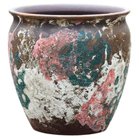Wabi-Sabi Style Large Ceramic Planter for Succulents and Outdoor Plants