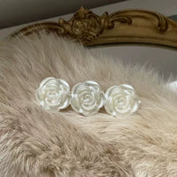 2-Pack Camellia Flower Hair Clips for Women, Sweet Girl Style, Versatile Bangs and Broken Hair Pins