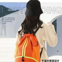 Basketball Backpack with Wet/Dry Compartment and Shoe Pouch for Sports Training