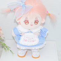 Blue Bunny Dress Outfit for 10cm/20cm Cotton Dolls