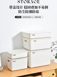A4 Paper Storage Box Desktop Organizer for Office Documents and Test Papers, Transparent