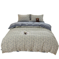 Pure Cotton Duvet Cover with Floral Print and Button Closure, A-Class Baby-Friendly Fabric