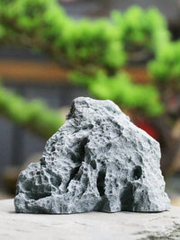 Miniature Artificial Mountain Rockery Ornament for Bonsai and Micro Landscapes