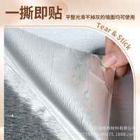 Self-Adhesive Marble Tile Pattern Wall Skirt Wallpaper for Home Renovation