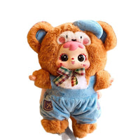 San Xiaomao Pet Cafe Plush Blind Box Toy Set with Changeable Clothes and Bag Charm