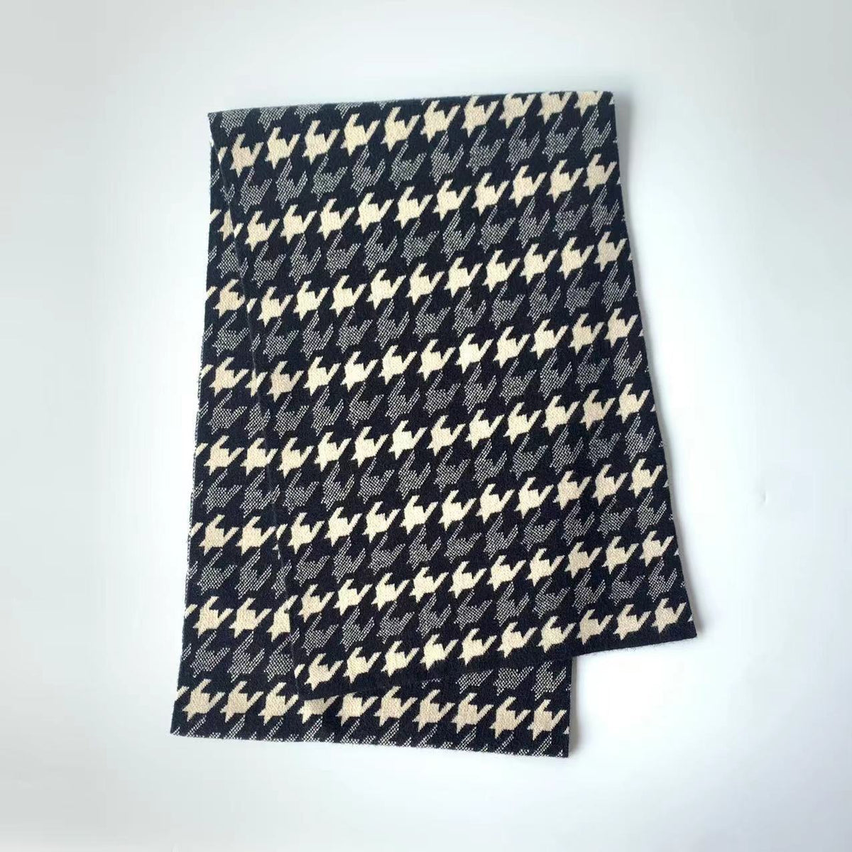 Men's Business Casual Jacquard Cashmere Feel Scarf