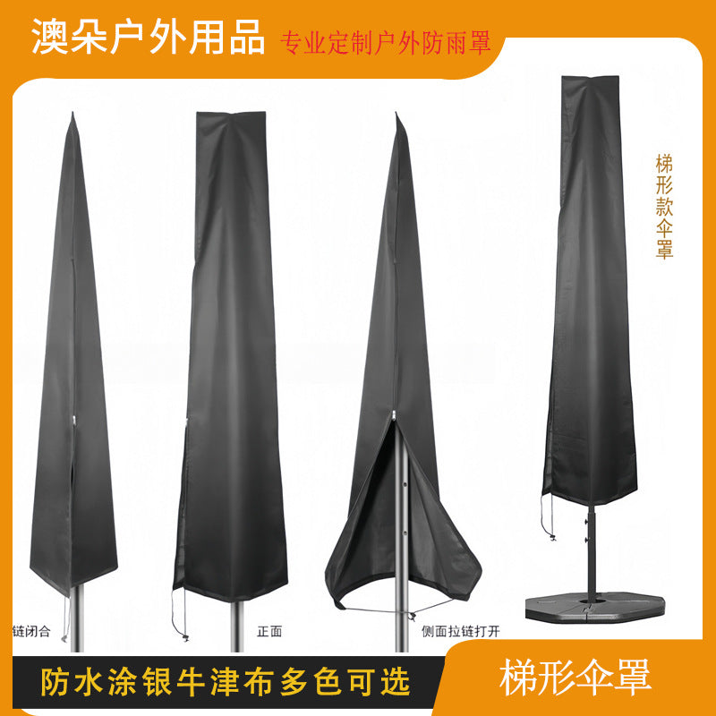 Outdoor Cantilever Umbrella Cover Waterproof Windproof Banana Umbrella Canopy Replacement