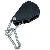 10mm Self-Locking Pulley Rope Tensioner for Outdoor Camping Tarps and Clotheslines